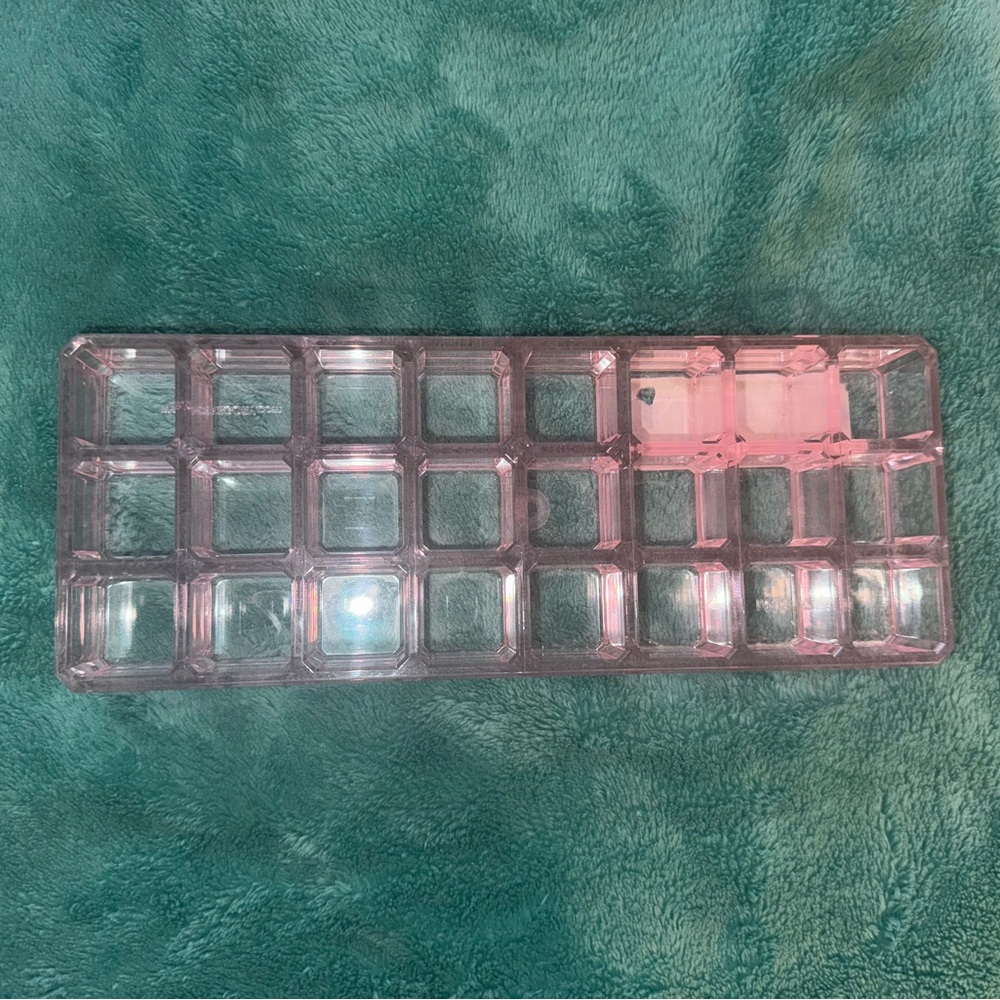 Pink Transparent Acrylic Lipstick Lipgloss Organizer Holder